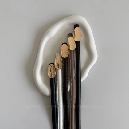 کمربند چرمی مات زنانه مدلbe7040