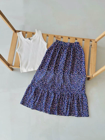 دامن ارغوان - کد 976