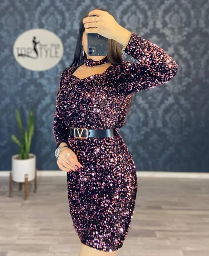 میدی پولک مخمل کد : 7830