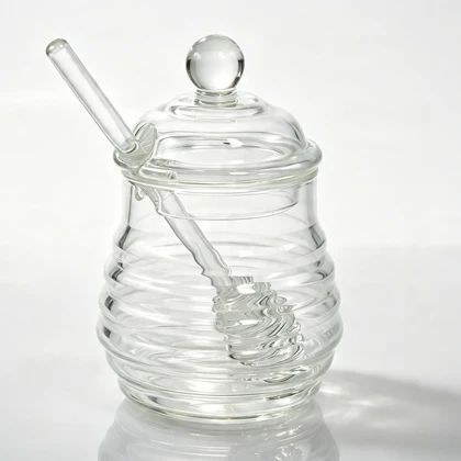 ظرف عسل پیرکس خمره ای 300 میل