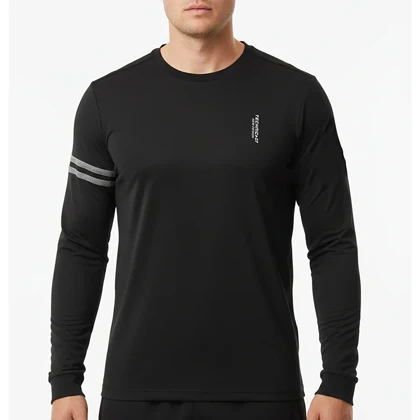 تیشرت ورزشی آستین بلند گلکسی مردانه تکنیک پلاس 07 مدل TS-174