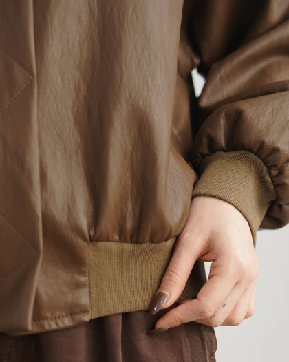 کت چرم Zara | هیبا