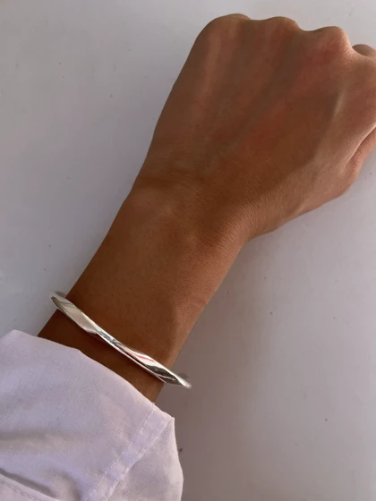 بنگل ابکاری نقره(روکو اکسسوری)