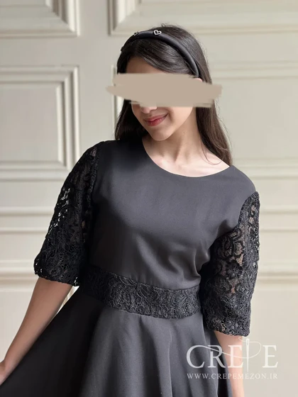 پیراهن مازراتی آستین گیپور