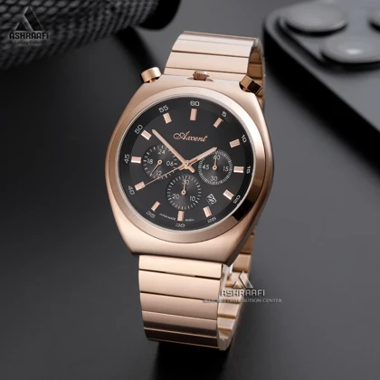 ساعت اکسنت صفحه مشکی Axcent AX180030RGK