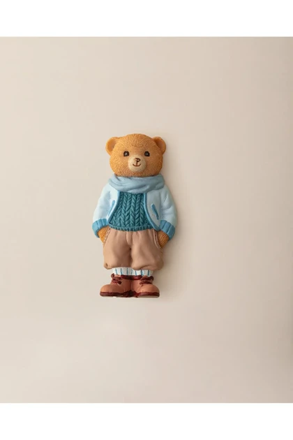 مگنت Madame Coco مدل Voir Bear رزین - چندرنگ