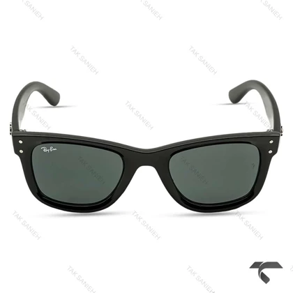 عینک دودی ریبن RB0502-1 فریم کائوچوبی پلاریزه RayBan-10058-U