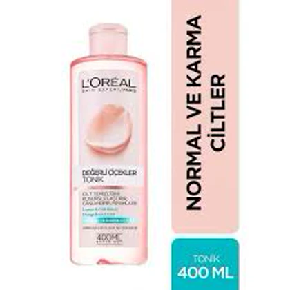 تونر پاک کننده صورت لورال Loreal پوست نرمال تا مختلط