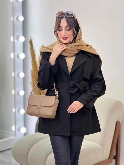بارانی کمر پاگن ژیله دار