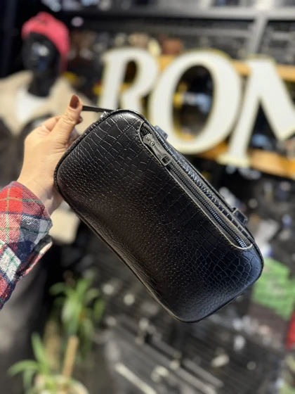 کیف دستی چرم طبیعی کاویان