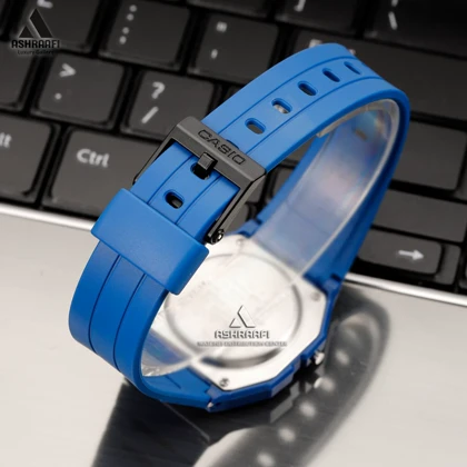 ساعت کاسیو دیجیتالی آبی Casio F-91WB-2A1