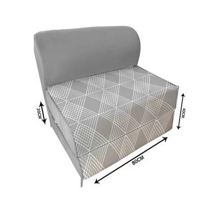 کاناپه تخت شو یک نفره مینمیال خطی مدل M1133