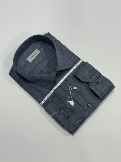 پیراهن راه راه مردانه قواره ازاد _ کلاسیک مردانه