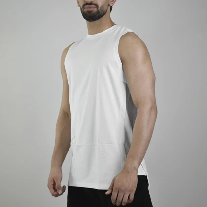 رکابی ورزشی مردانه مدل 1379 سفید