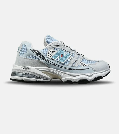 کفش کتانی مردانه و زنانه طوسی آبی NEW BALANCE 758 مدل 9022
