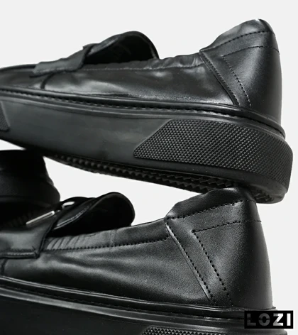 کالج مردانه مشکی Bottega Veneta مدل 6967