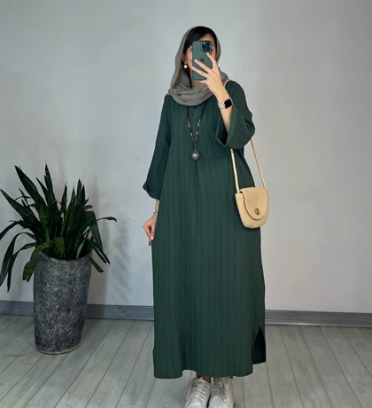 مانتو بلند لبخند