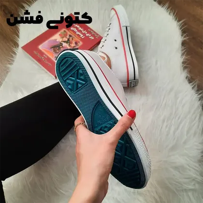 آل استار ساق کوتاه سفید ردلاین