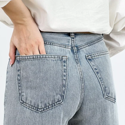 شلوار جین نیم بگ 1007768