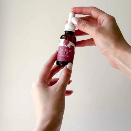 روغن پوست و مو هسته انار سزامول مغذی و ترمیم کننده 30 سی‌سی