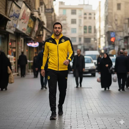 ست سویشرت شلوار دورتموند مردانه مدل BVB09