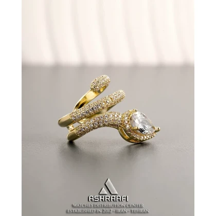 انگشتر مار طلایی Women Ring GD07