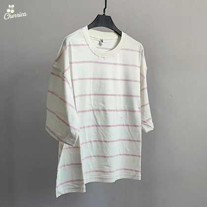 کراپ باکسی راه راه زنانه کد 124