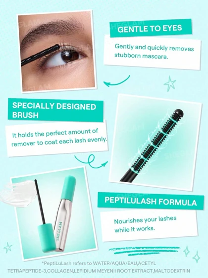 محلول درمانی و پاک‌کننده ملایم مژه شیگلم مدل Lashlighter EZ Remove