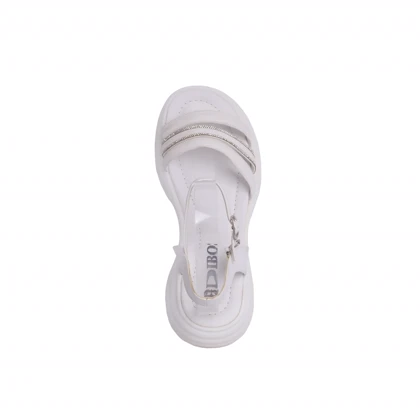 صندل زنانه بندی مدل نیشا-سفید 6798