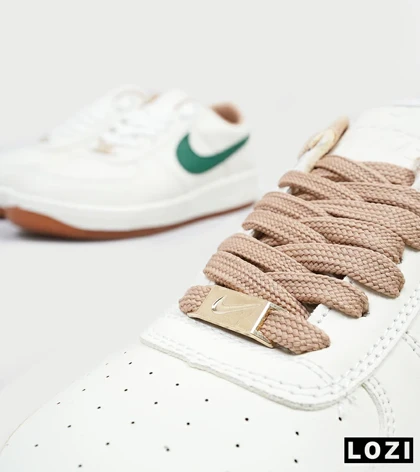 کفش مردانه و زنانه سفید سبز NIKE AIR FORCE مدل 4545