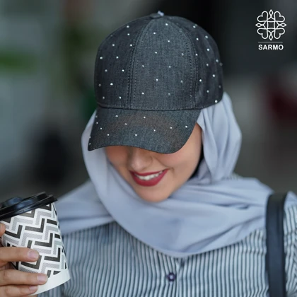 کلاه اسپرت نگین‌دار