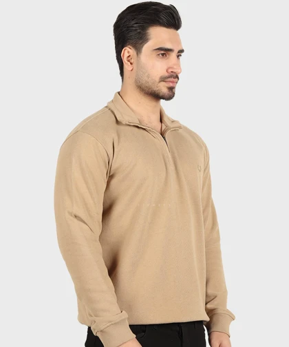 دورس نیم زیپ مردانه یقه سه سانت 0642