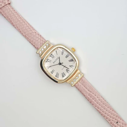 ساعت مچی زنانه باوک BAOKE بند چرمی ، اسپرت و روزمره با جعبه کادویی