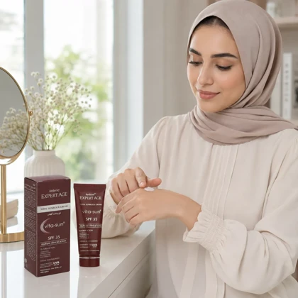 کرم ضد آفتاب بی رنگ آردن اکسپرتیج مدل Vita-Sun با SPF35 حجم 45ml