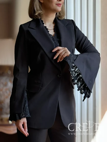 کت کرپ گیپور دار