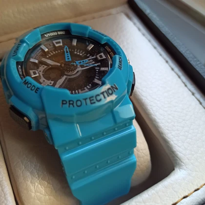 ساعت اسپرت بی بی جیشاک بندآبی براق