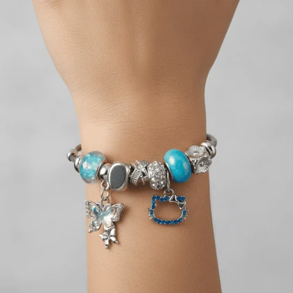 دستبند پاندورا مدل گربه