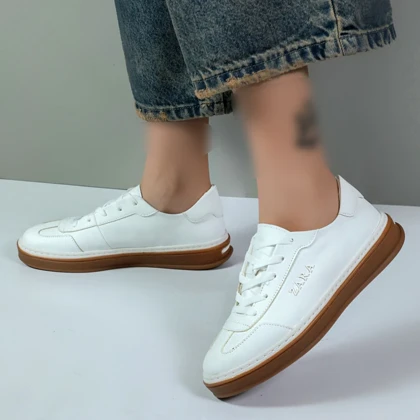 کفش کتانی زنانه زارا zara رنگ سفید کد 03101