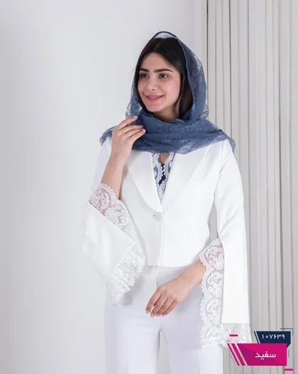 کت و شلوار خرجکار دانتل KENZO