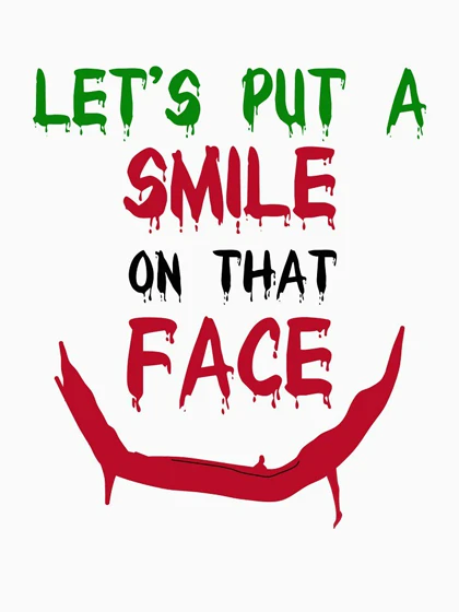 تیشرت کلاسیک جوکر | تیشرت CLASSIC Joker طرح Joker smile کد 110655