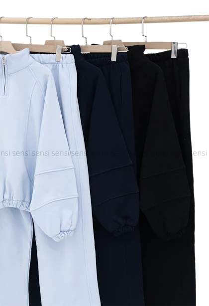 ست نیم زیپ کمر کش کد1005054