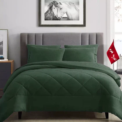 روتختی مینیمال کتان مخمل طرح لوزی