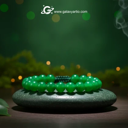 دستبند سنگ عقیق سبز
