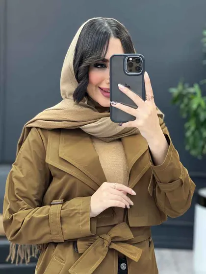 بارانی یقه دوبل