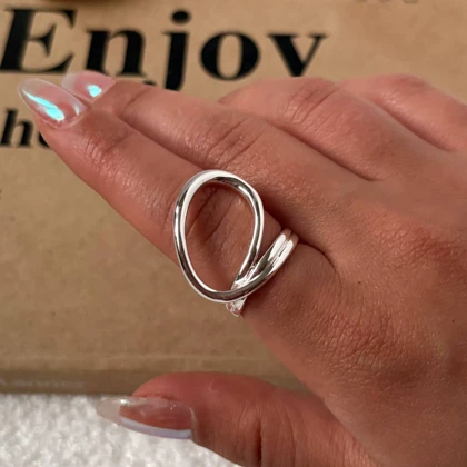 انگشتر طرح امضا