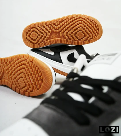 کفش کتانی بزرگ پا مشکی طوسی نایک NIKE AIR FORCE مدل 4775