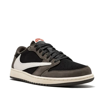 کتانی نایک ترویس اسکات قهوه ای مستر کوالیتی Nike Air Jordan 1 Low Travis Scott Cactus Jack Brown