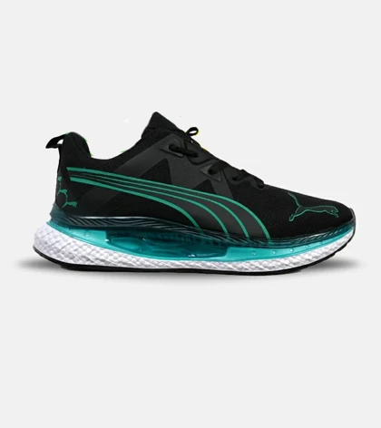 کفش کتانی ورزشی مشکی سبز مردانه PUMA
