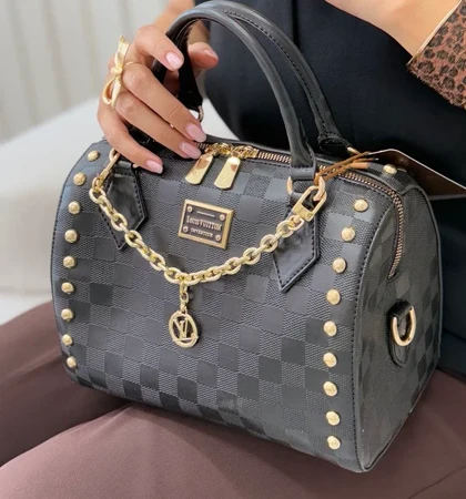 کیف زنانه چرم لویی ویتون زنجیردار شیگا سایز بزرگ