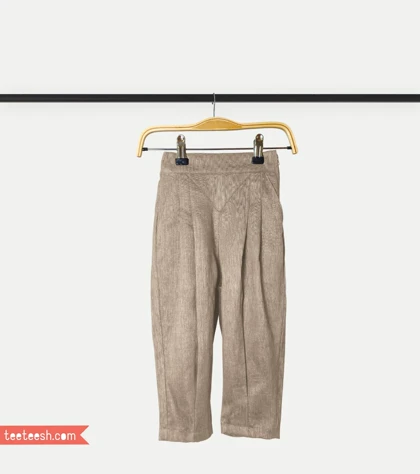 شلوار برمودا کرمی